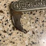 Vintage C.F. BLANKE TEA & COFFEE CO St Louis MO Stanhope Viewer Pocket Knife-EUC