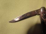 vintage USA Imperial 3.25" "SUPER" Stainless Pocket Knife Black  2-Blades