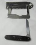 VINTAGE WILKINSON SHEFFIELD ENGLAND 2 BLADE METAL POCKET KNIFE &SOLINGEN 2 BLADE