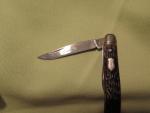 vintage USA Imperial 3.25" "SUPER" Stainless Pocket Knife Black  2-Blades