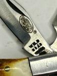 Wild Boar Vintage Pocket Knife 3” Closed Clip Point Blade And Wharncliff Blade 