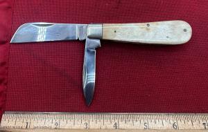 Vintage Parker Cut Co. Eagle Brand Cutlery Surgical Steel 2 Blade Pocket Knife 