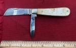 Vintage Parker Cut Co. Eagle Brand Cutlery Surgical Steel 2 Blade Pocket Knife 