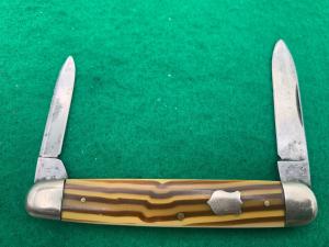 💯Vintage 1841-1948 W Bingham Co Cleveland Ohio two blade Equal End knife