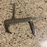 Vintage C.F. BLANKE TEA & COFFEE CO St Louis MO Stanhope Viewer Pocket Knife-EUC