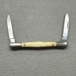 VTG Imperial 2 Wharncliffe Stainless Blades Pocket Knife Thin Pearl Handle