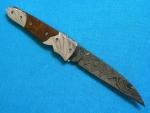 "AP" HORSESHOE CUSTOM DAMASCUS WHARNCLIFFE LOCKBACK FOLDING KNIFE KNIVES VINTAGE