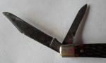 Vtg Schrade Walden Folding Pocket Knife 2-blades NY USA
