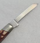 2- Vintage Stockman Pocket Folding Knives Camillus 83 & Custom Crafted 260