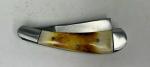 Wild Boar Vintage Pocket Knife 3” Closed Clip Point Blade And Wharncliff Blade 