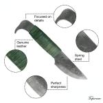 Hand Forged Knife Bird Head with Sheath, Vintage Knife for Antique Collection...