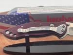 Vintage Retired Kershaw Ken Onion Design Centofante 1610 Maroon handle--2859.24