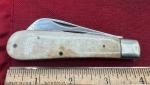 Vintage Parker Cut Co. Eagle Brand Cutlery Surgical Steel 2 Blade Pocket Knife 