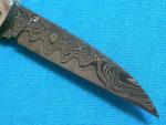 "AP" HORSESHOE CUSTOM DAMASCUS WHARNCLIFFE LOCKBACK FOLDING KNIFE KNIVES VINTAGE