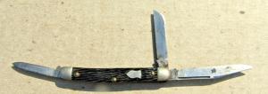 VTG USA SCHRADE WALDEN NY 2.75" 3 BLADE STOCKMAN PEN KNIFE