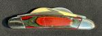 VINTAGE 1980s EXQUISITE 4 BLADE Frost Cutlery Style 4" WOOD HANDLE POCKET KNIFE