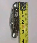 Vintage Colonial PROV. USA 550 2 Blade Folding Pocket Knife Red Handle.