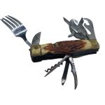 Vintage Japanese Swiss Army Camping Camp Survival Knife Pocketknife Multi-Tool