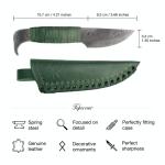 Hand Forged Knife Bird Head With Sheath Vintage Knife For Antique Collection Gen