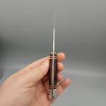 Western USA 628 Fixed 3" Blade W. Sheath 1985 Vintage Excellent Condition