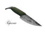 Hand Forged Knife Bird Head With Sheath Vintage Knife For Antique Collection Gen