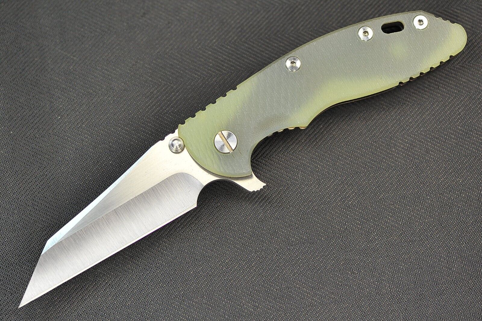 Rick Hinderer XM18 3.5" Satin Flipper, Hand Rubbed