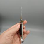 Western USA 628 Fixed 3" Blade W. Sheath 1985 Vintage Excellent Condition