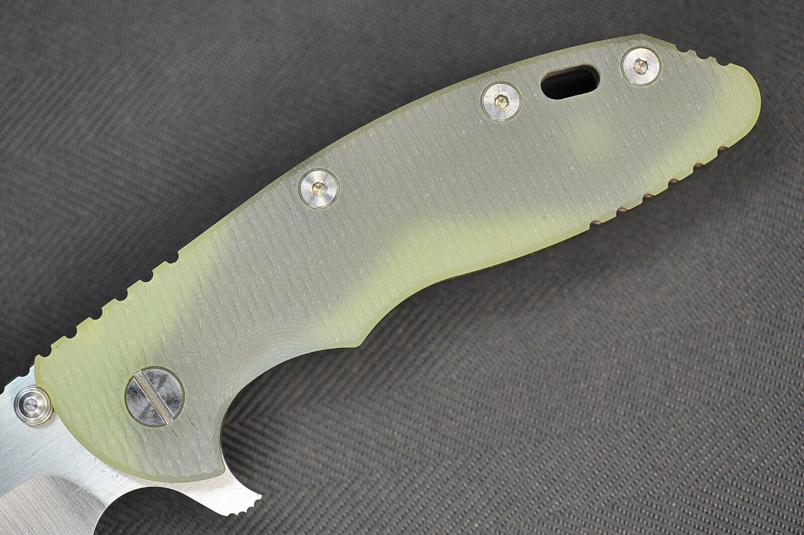 Rick Hinderer XM18 3.5" Satin Flipper, Hand Rubbed