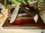 VINTAGE CASE XX BUFFALO P172 KNIFE w/Case Wooden Box. NO DOTs. Nice