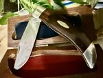 VINTAGE CASE XX BUFFALO P172 KNIFE w/Case Wooden Box. NO DOTs. Nice
