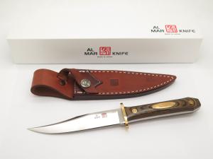 Vintage Al Mar 8507 Mini Bowie Seki Japan Fixed Blade Hunting Knife