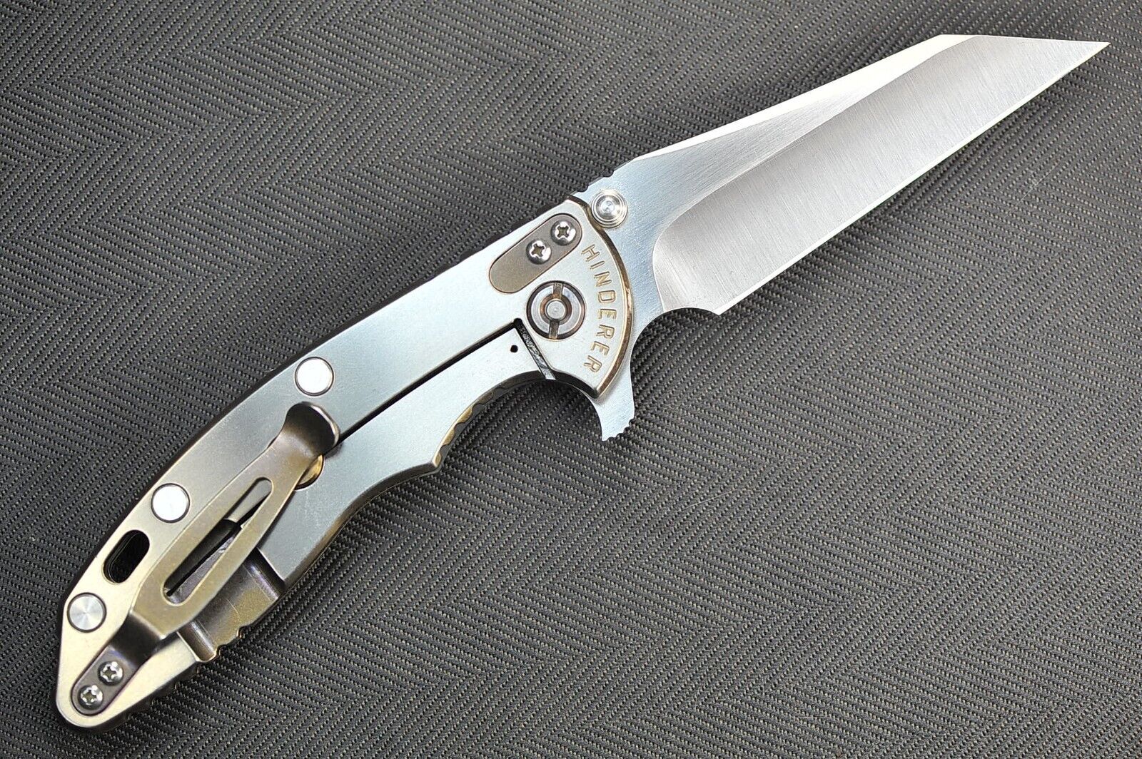 Rick Hinderer XM18 3.5" Satin Flipper, Hand Rubbed