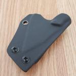 Kubey Hippocam EDC Fixed Knife 2.38" D2 Tool Steel Blade Black/Red G10 Handle