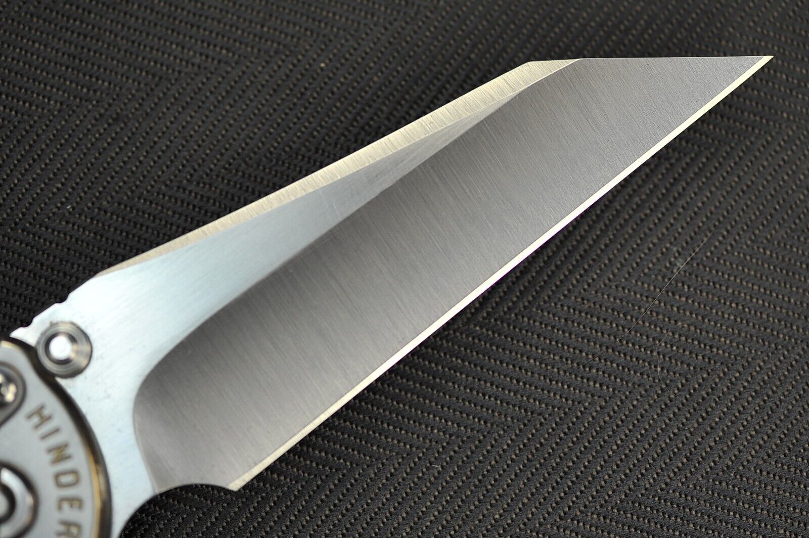 Rick Hinderer XM18 3.5" Satin Flipper, Hand Rubbed
