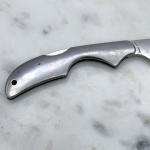 Vintage Spyderco Kiwi Japan Stainless Steel Knife VG-10 Plain Edge Lockback RARE