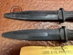 Vintage AL MAR  Set Of Rare Training Knives Seki