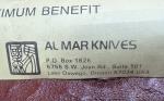 Vintage AL MAR  Set Of Rare Training Knives Seki