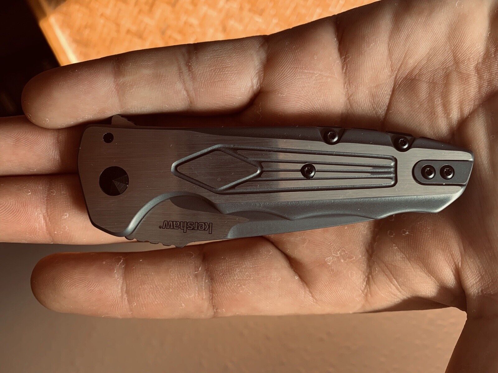 Kershaw Deadline Wharncliffe Blade Framelock EDC Pocket Knife