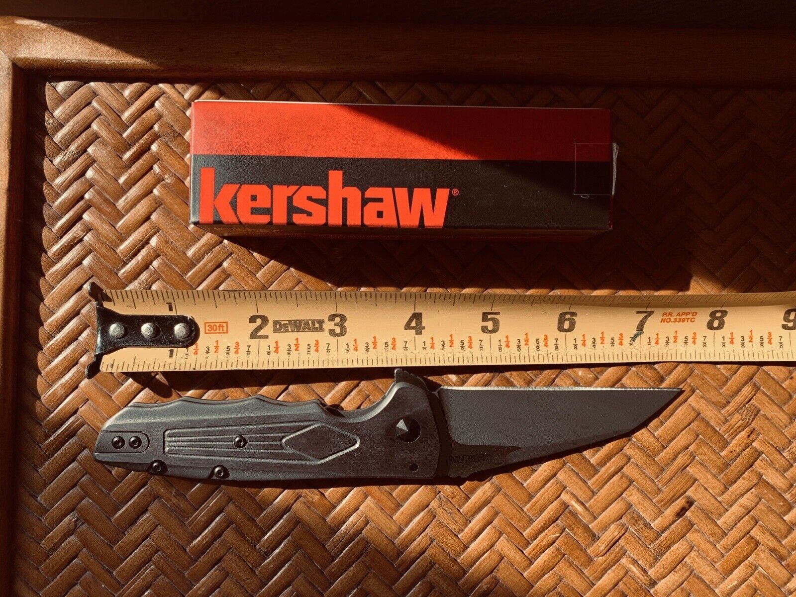 Kershaw Deadline Wharncliffe Blade Framelock EDC Pocket Knife