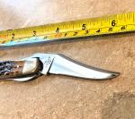 Vintage CASE XX 61953L SS USA Russlock Autumn Bone Pocket Knife - 10 Dot