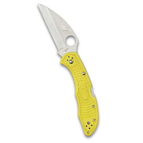 Spyderco Salt 2 Wharncliffe Folding Knife - PlainEdge