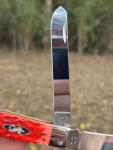 Vintage Case XX 2004 Trapper Dark Red Bone 6254 SS 2 Blade Knife New In Box