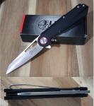 Elite Tactical Reticle Ball Bearing Pivot Pocket Knife D2 Steel G10 Wharncliffe