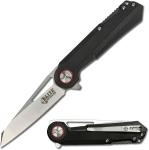 Elite Tactical Reticle Ball Bearing Pivot Pocket Knife D2 Steel G10 Wharncliffe