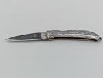 Vintage Al Mar Stainless Steel Engraved Osprey Pocket Knife