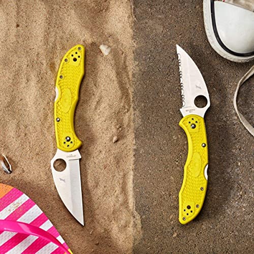 Spyderco Salt 2 Wharncliffe Folding Knife - PlainEdge