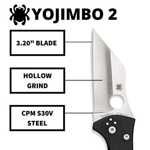 Spyderco Yojimbo 2 Tactical Knife - PlainEdge