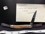 Vintage Case XX USA Smooth 4318 HP 8 DOT 3 Blade Folding Knife