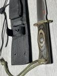 Vintage Al Mar Knife Dagger with Eagle USA Sheath 11 1/8” Overall Length 🔥 