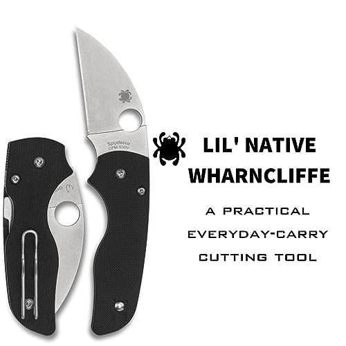 Spyderco Lil' Native Wharncliffe Folding Knife - PlainEdge S30V